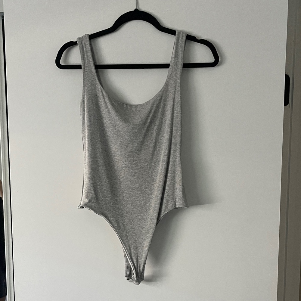Naked Wardrobe Light Gray Bodysuit